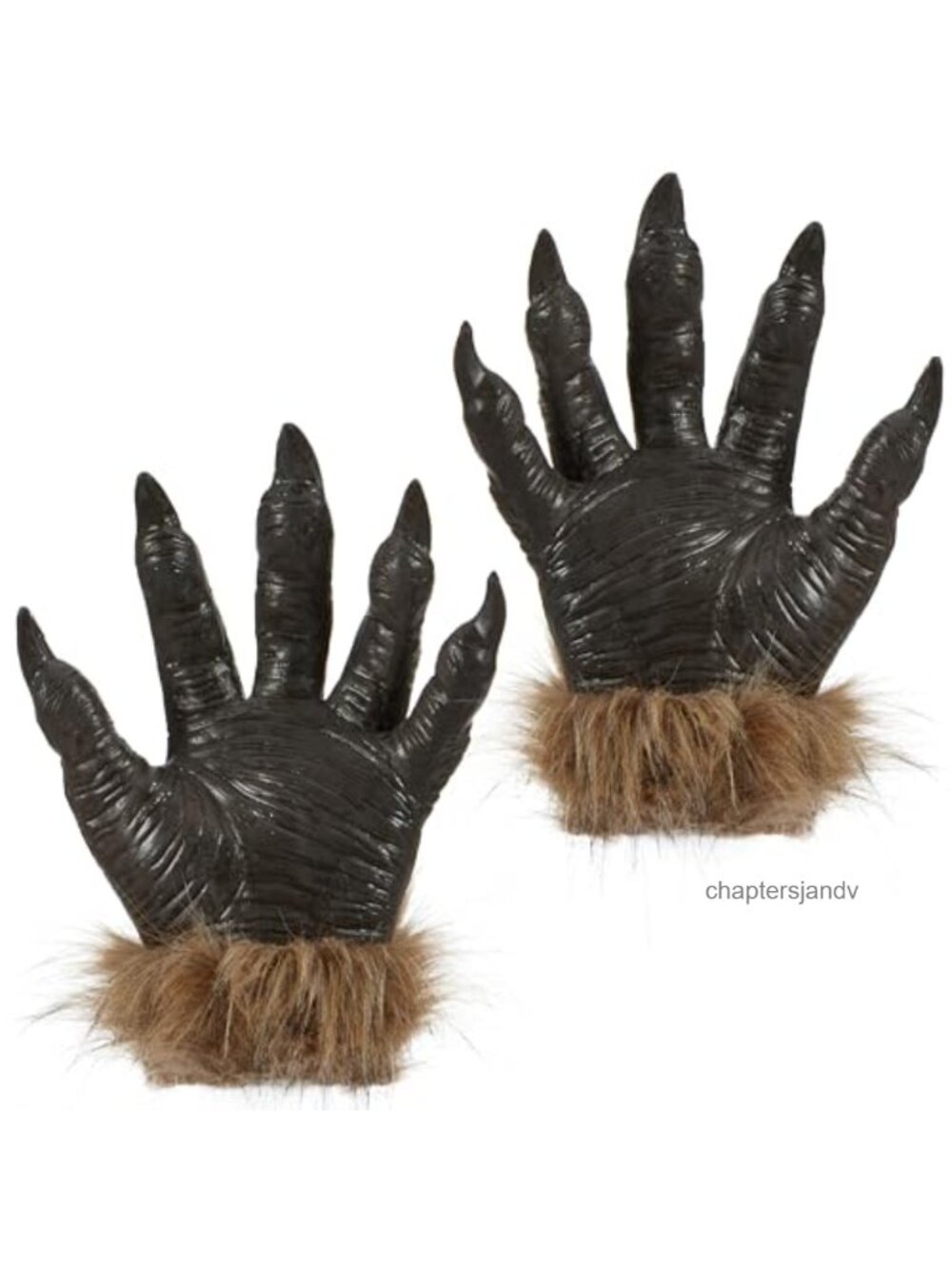 Werewolf Gloves Costume Faux Fur Claws Halloween Cosplay